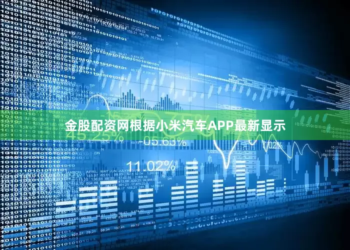 金股配资网根据小米汽车APP最新显示